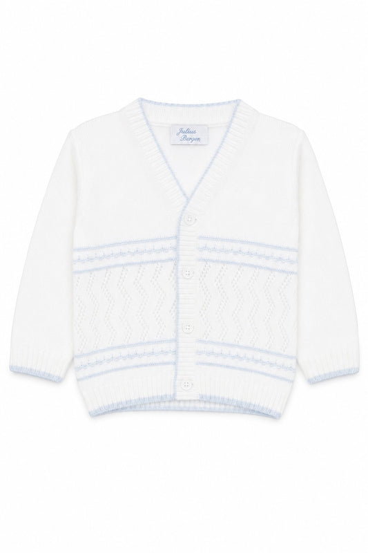 Julius Berger Baby Boys Pointelle Sweater Cardigan 2