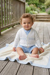 Julius Berger Baby Boys Pointelle Sweater Cardigan 4