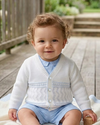 Julius Berger Baby Boys Pointelle Sweater Cardigan