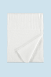 Knit Elegant White Baby Baptism Blanket