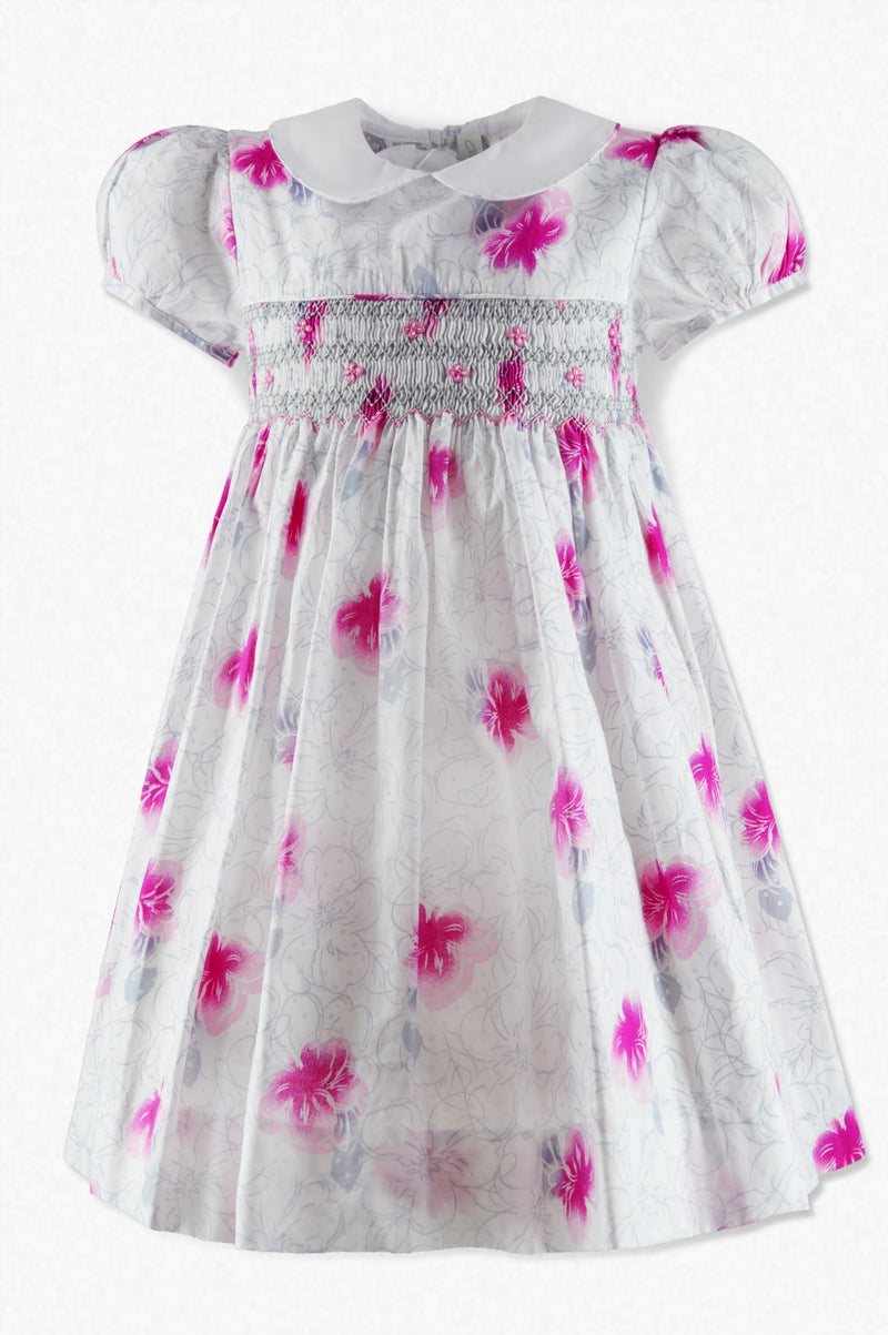 Pink Rose Floral Baby & Toddler Girl Dress 2 - Carriage Boutique