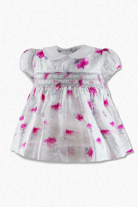 Pink Rose Floral Baby & Toddler Girl Dress - Carriage Boutique