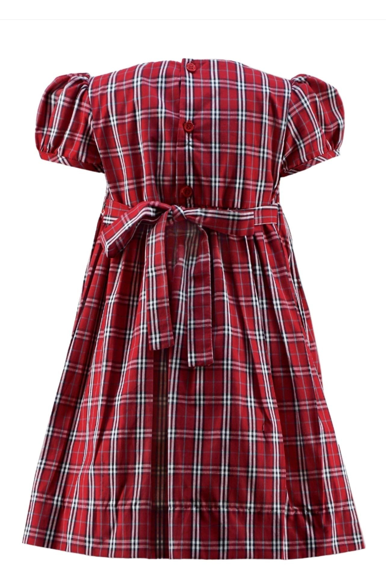 Red & White Plaid Short Sleeve Baby Girl & Toddler Dress Carriage Boutique Red & White Plaid Short Sleeve Baby Girl & Toddler Dress Carriage Boutique