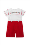 Red Wooden Soldier Baby & Toddler Boy Bobbie Suit