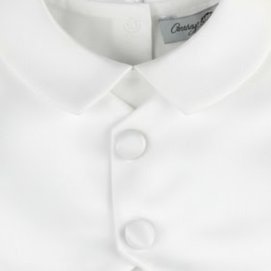 Satin Vested Baby Boy Christening & Baptism Romper with Hat 4