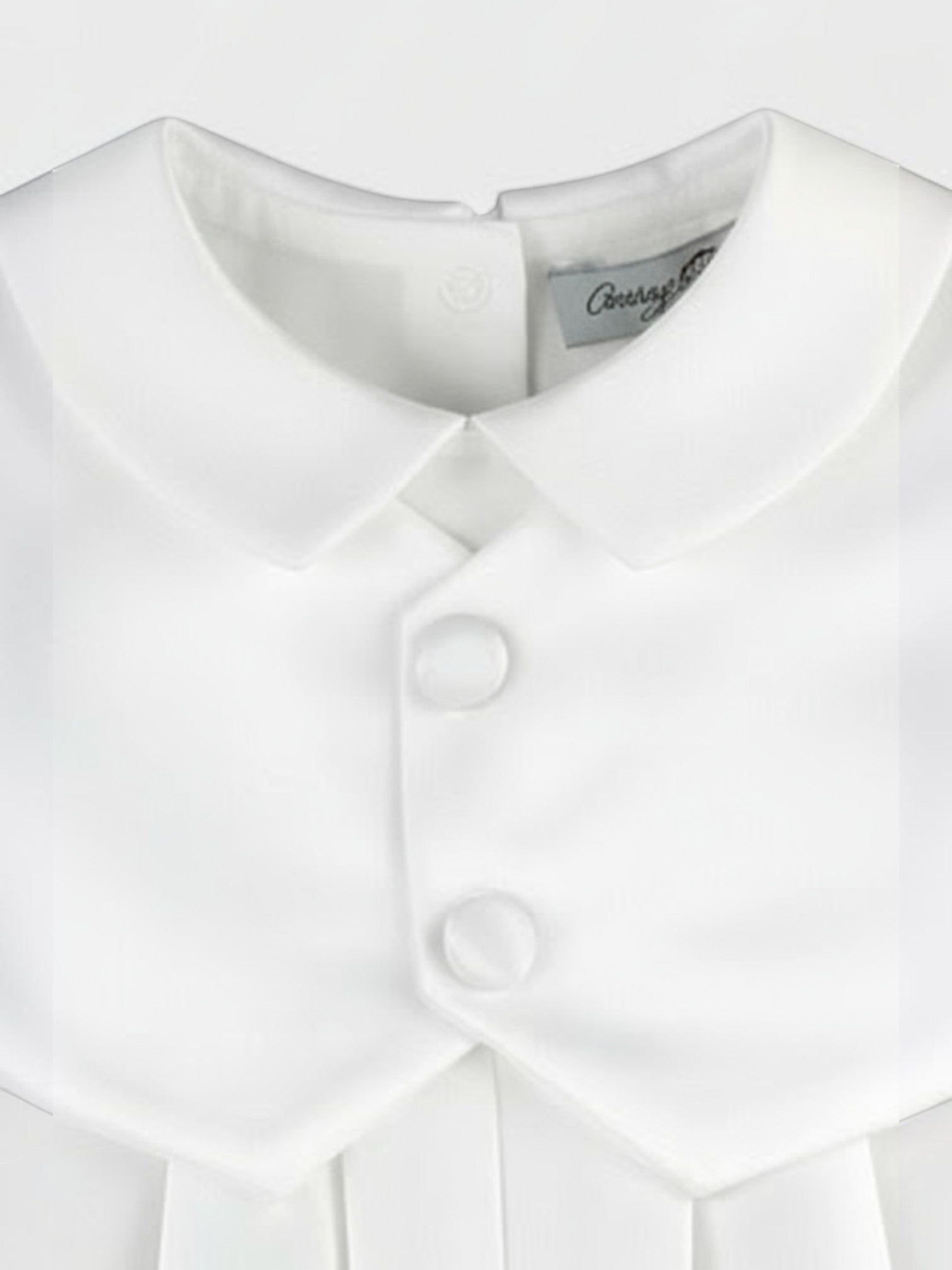 Satin Vested Baby Boy Christening & Baptism Romper with Hat 4
