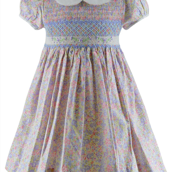 Smocked Floral Baby & Toddler Girl Dress - Carriage Boutique