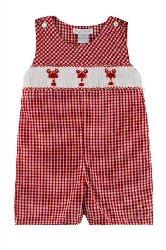 Smocked Lobster Seersucker Baby Boy & Toddler Romper