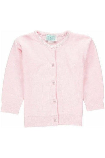 Young Girl Pink Cardigan Sweater Julius Berger 3
