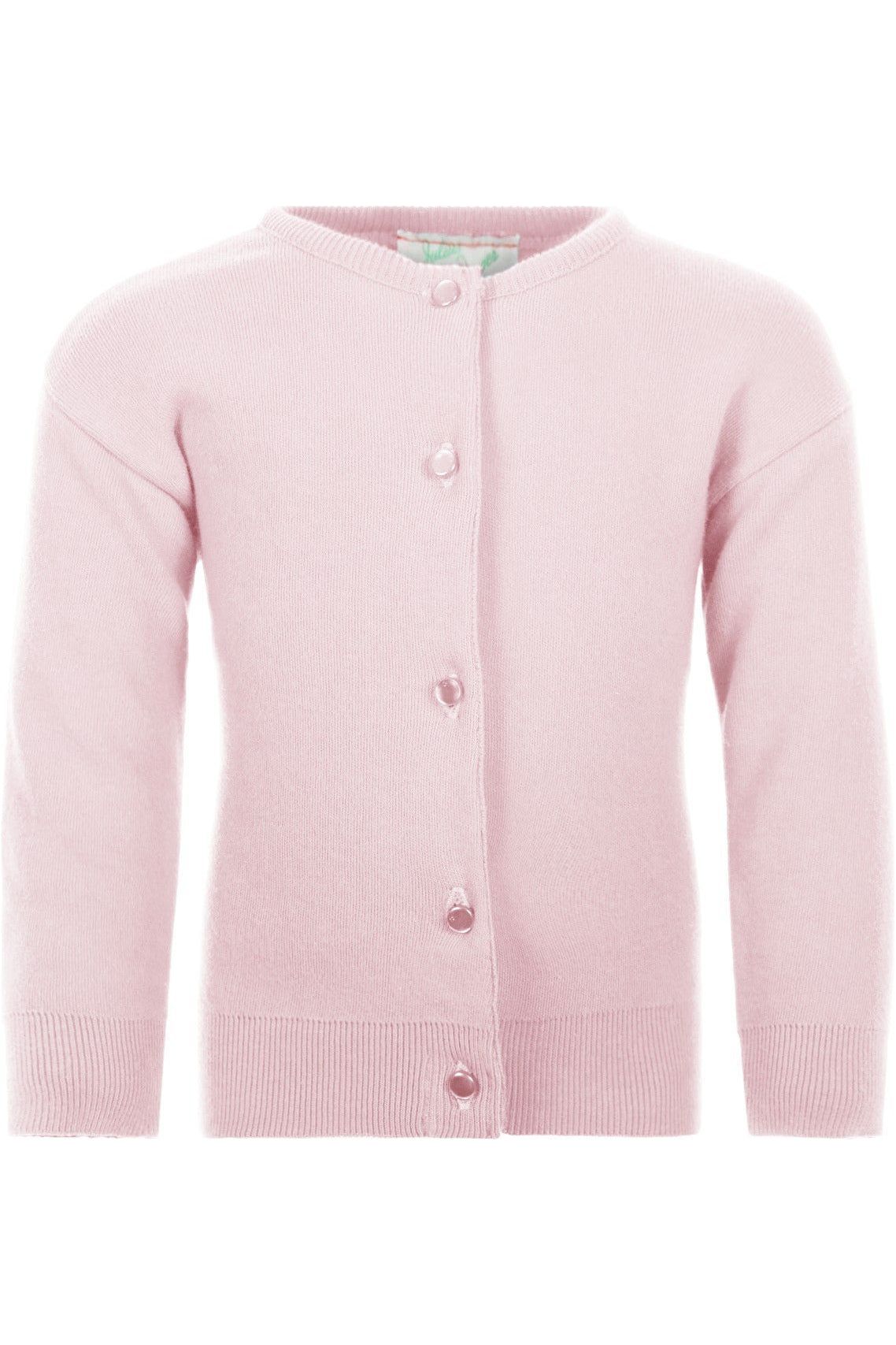 Young Girl Pink Cardigan Sweater Julius Berger 5