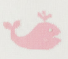 Whale Zip Back Baby & Toddler Girl Sweater