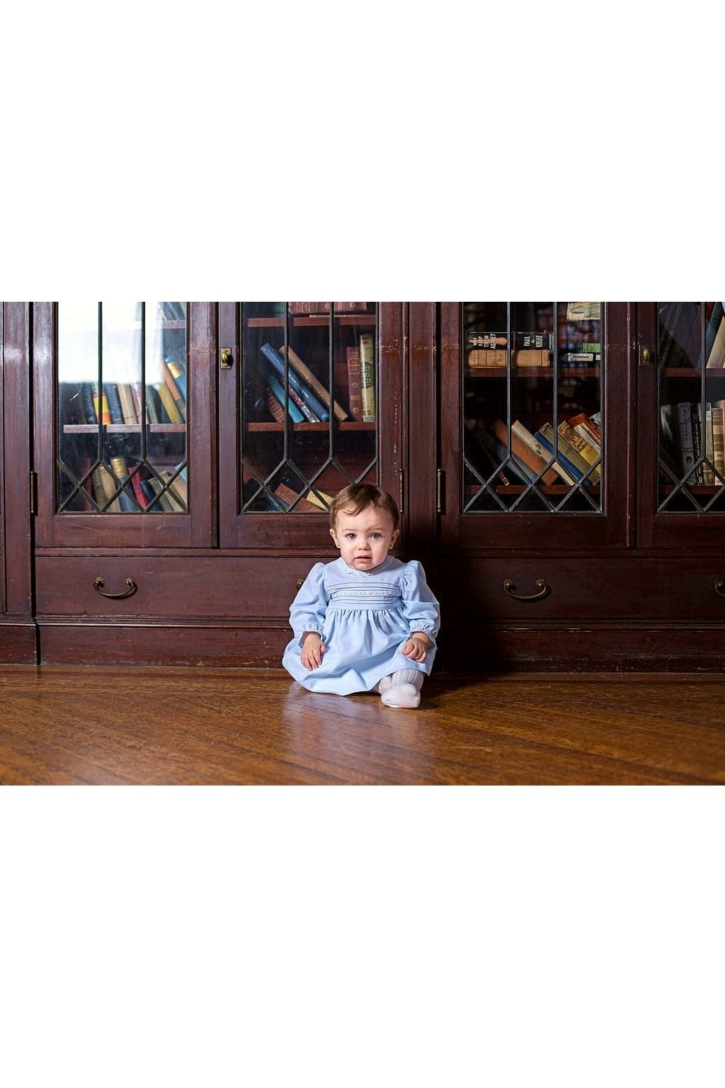 Baby Girl Light Blue Long Sleeve Dress Carriage Boutique Baby Girl Light Blue Long Sleeve Dress Carriage Boutique