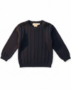 Crew Neck Pullover Cable Sweater (Boy) - Baby & Infant