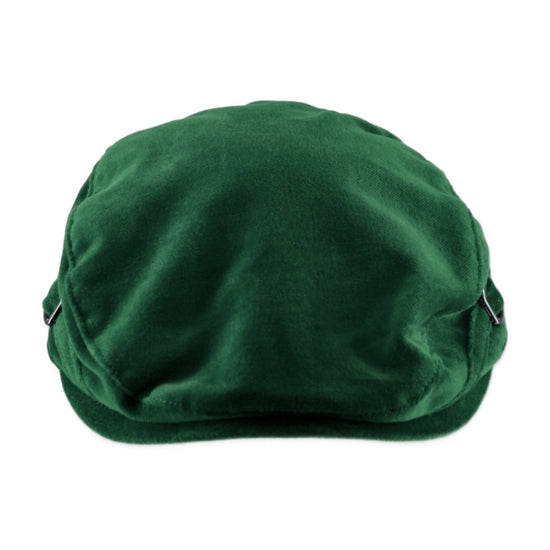 Carriage Boutique Baby and Toddler Velvet Newsboy Cap Green