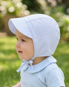 Baby boy Sun Hat Blue Seersucker