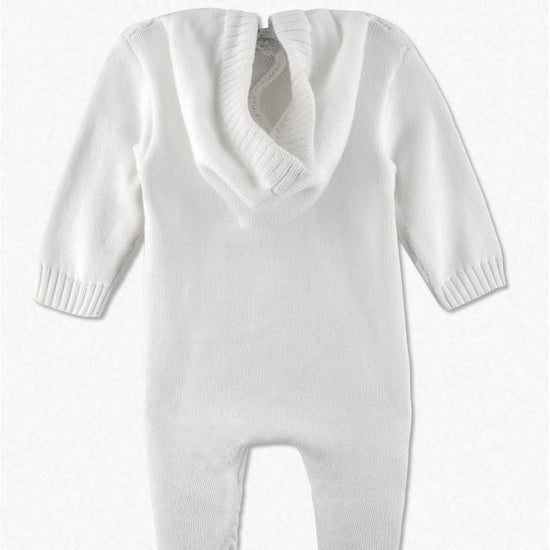 Carriage Boutique Hooded Cable Baby Boy Long Romper 3