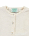 Julius Berger Cotton Cashmere Baby Girl Cardigan Ivory