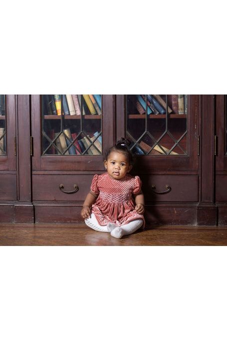Pearl Party Velvet Baby & Toddler Short Sleeve Dress - Blush Carriage Boutique Pearl Party Velvet Baby & Toddler Short Sleeve Dress - Blush Carriage Boutique