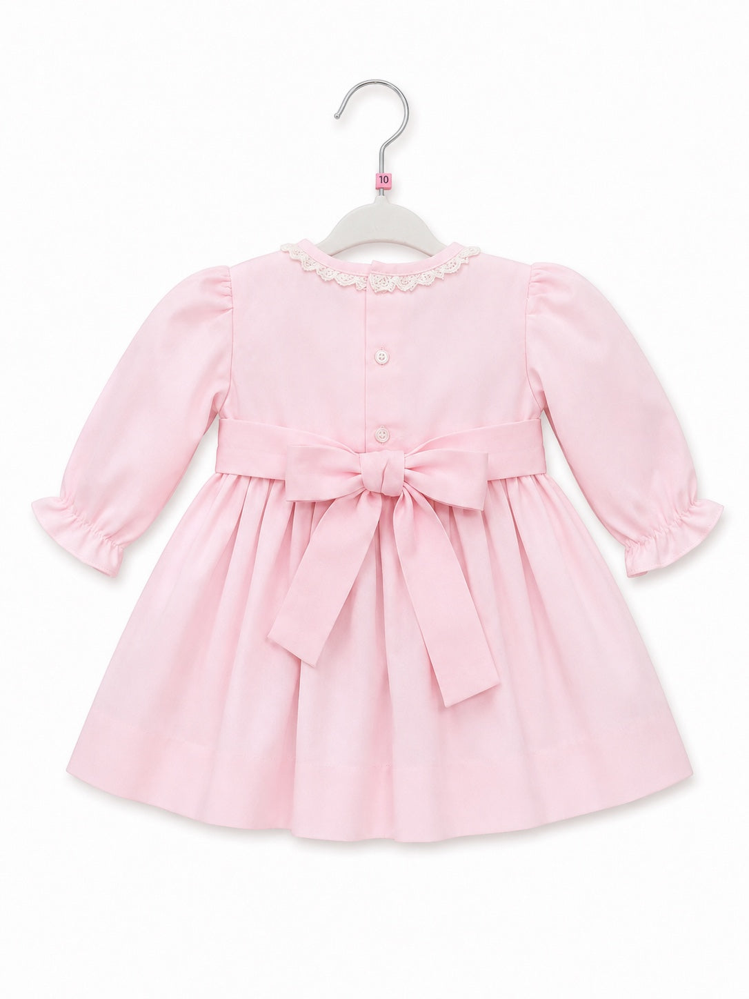 Baby Girl Light Pink Long Sleeve Dress