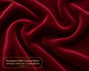 Carriage Boutique red velvet cotton fabric texture with soft touch and rich colour for baby clothing