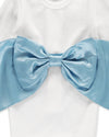 Ribbed Newborn Sleep Sack with Decorative Bow