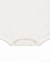Carriage Boutique white sleeveless sailboat smocked bubble with snap closures. Soft fabric for baby.