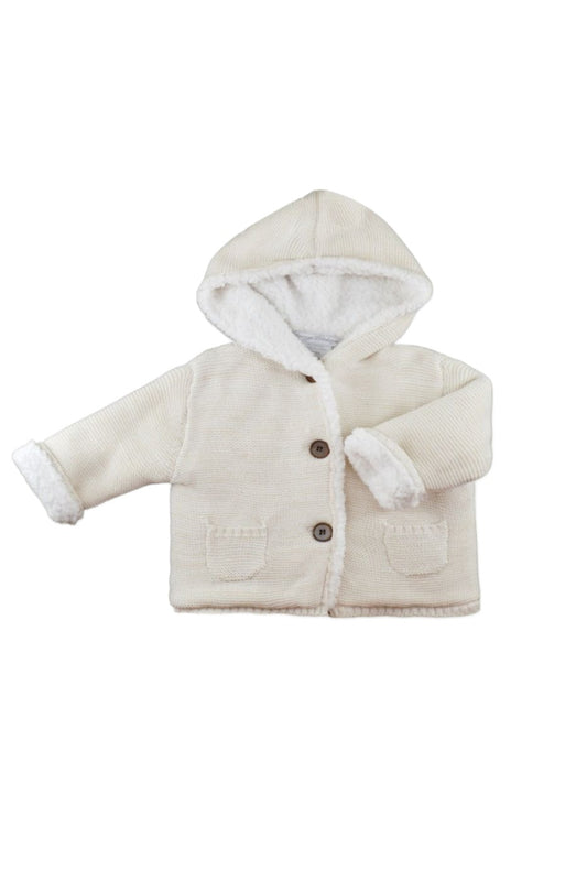 Carriage Boutique Sherpa-Lined Baby Hooded Jacket - Carriage Boutique