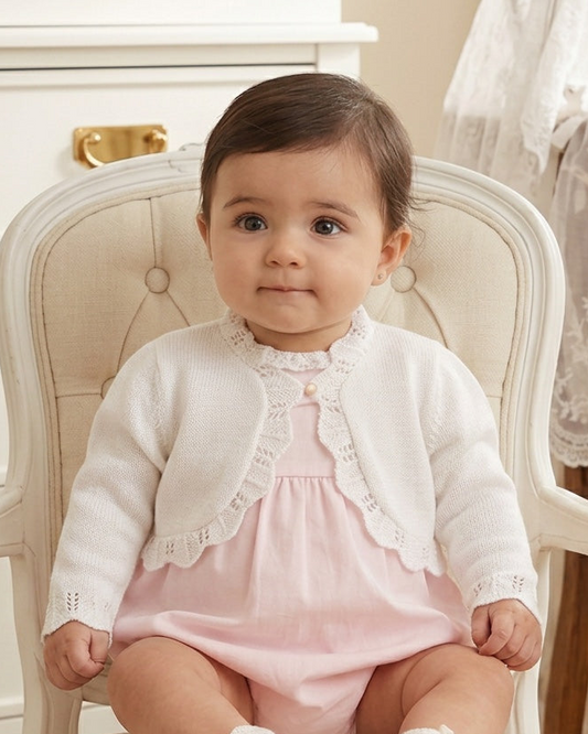 Julius Berger Classic Baby Girl Bolero Shrug