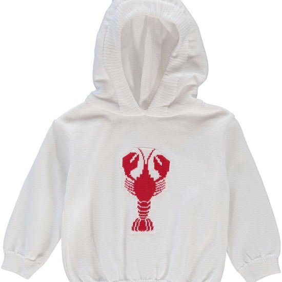 Carriage Boutique White Toddler Boy Hoodie Sweater - Carriage Boutique