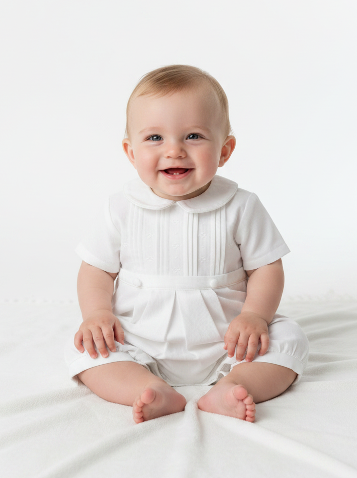 Boys Bubble Romper Spring Summer