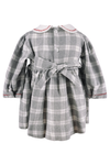 Heathered Plaid Long Sleeve Baby Girl Dress 2 - Imagewear