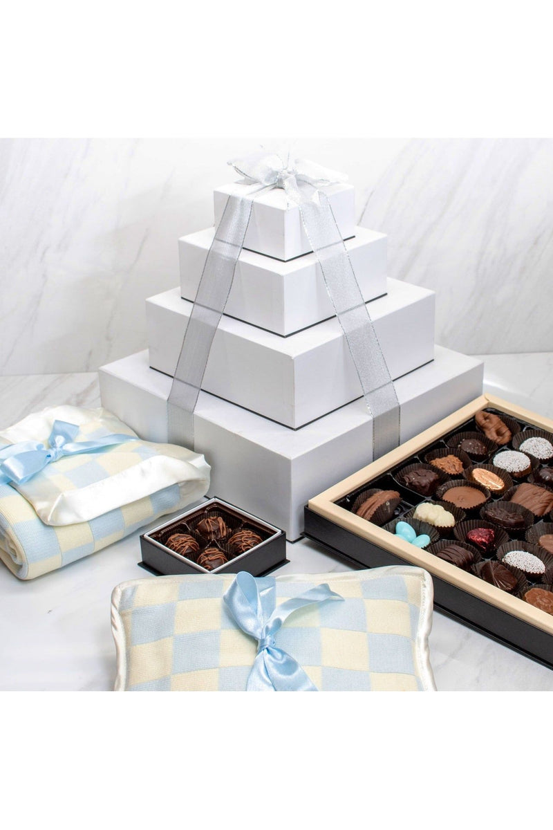 Mother & Newborn Baby Boy Gift Box - Carriage Boutique