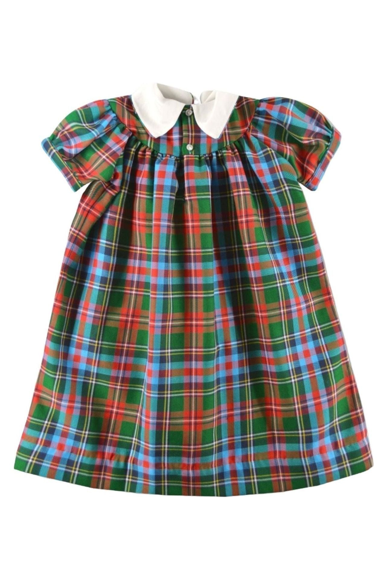 fall plaid dress toddler Toddler Girls Matching Family Plaid Flannel Tiered Shirt Dress