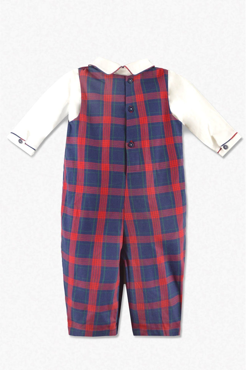Navy Plaid Baby & Toddler Boy Bobby Suit 2 - Carriage Boutique
