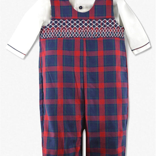 Navy Plaid Baby & Toddler Boy Bobby Suit - Carriage Boutique