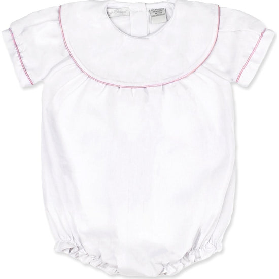 Personalized Classic Monogram Baby Girl Bubble Romper 3 - Carriage Boutique