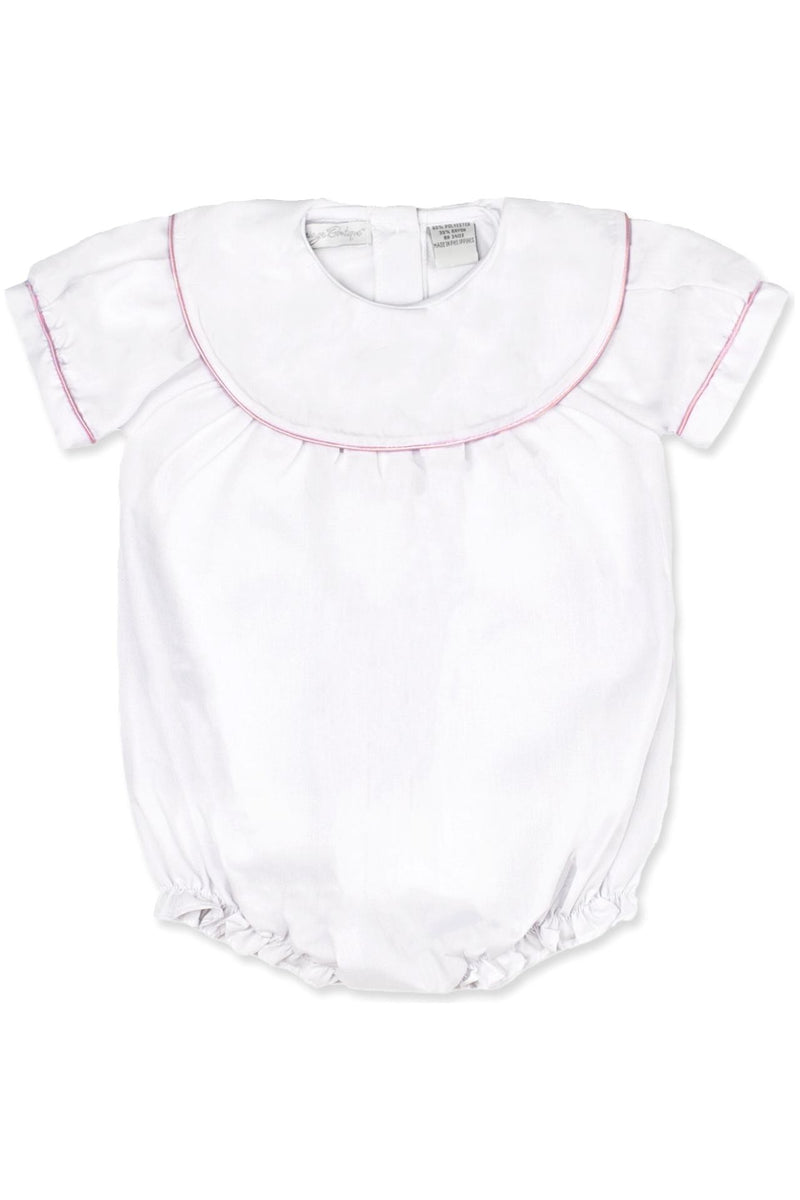 Personalized Classic Monogram Baby Girl Bubble Romper 3 - Carriage Boutique