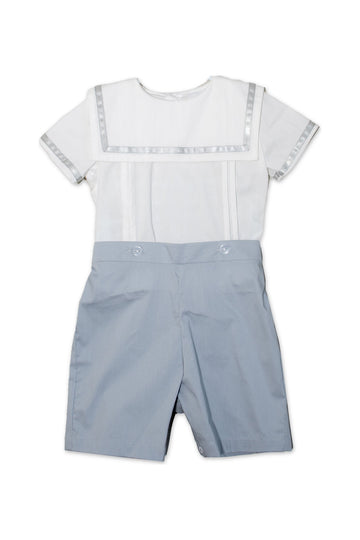 Personalized Gray Bobby Suit - Monogrammable