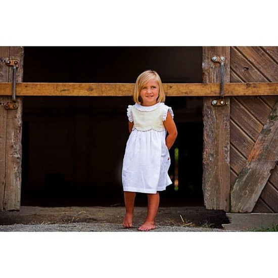 Pretty Peasant Baby Girl Dress 3 - Carriage Boutique