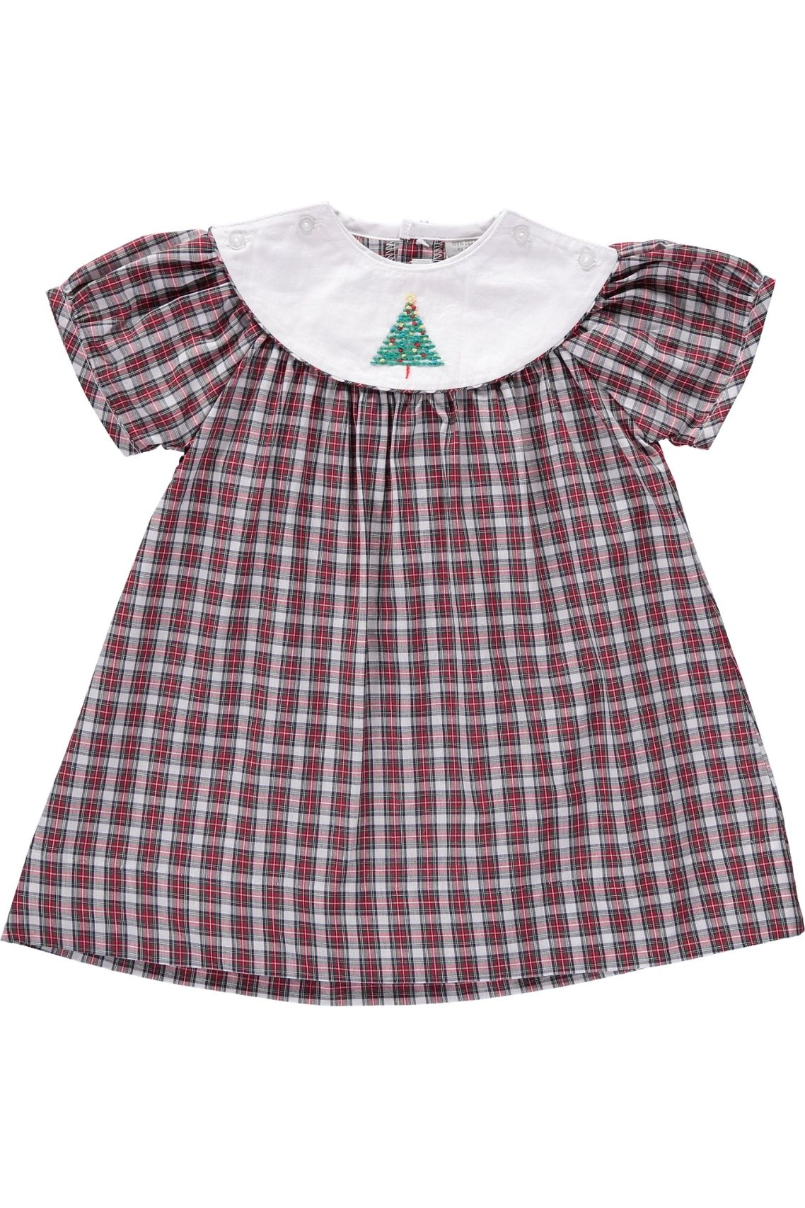 NEW Carriage Boutique 12m Grey & Pink Plaid Smocked newest Dress