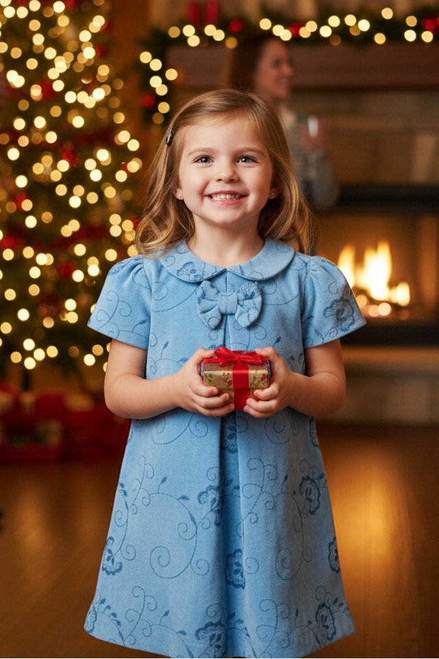 Girl Holiday Dress for Parties 
