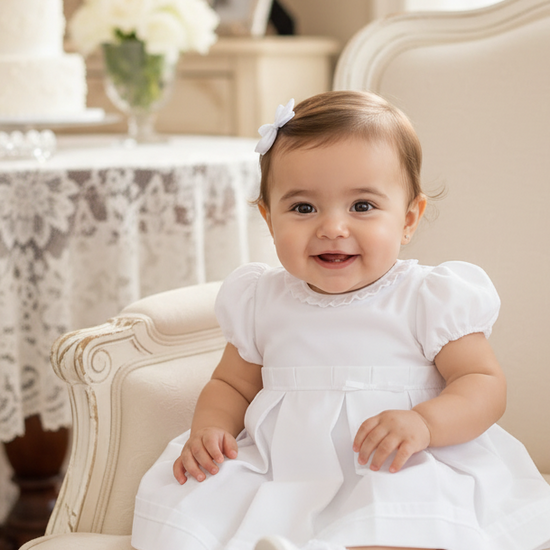 After christening party with baby on Gorgeous Dress 