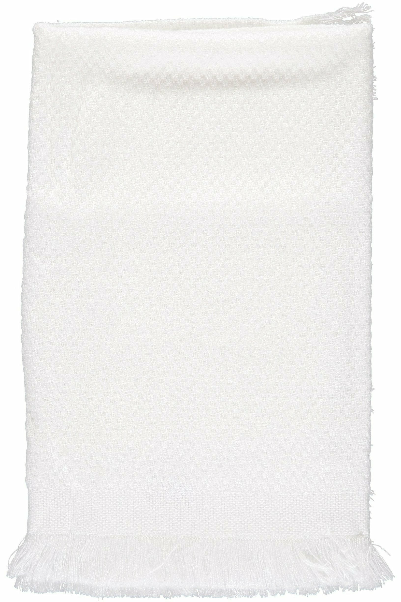 JULIUS BERGER SIMPLE WHITE SOFT BLANKET - Carriage Boutique