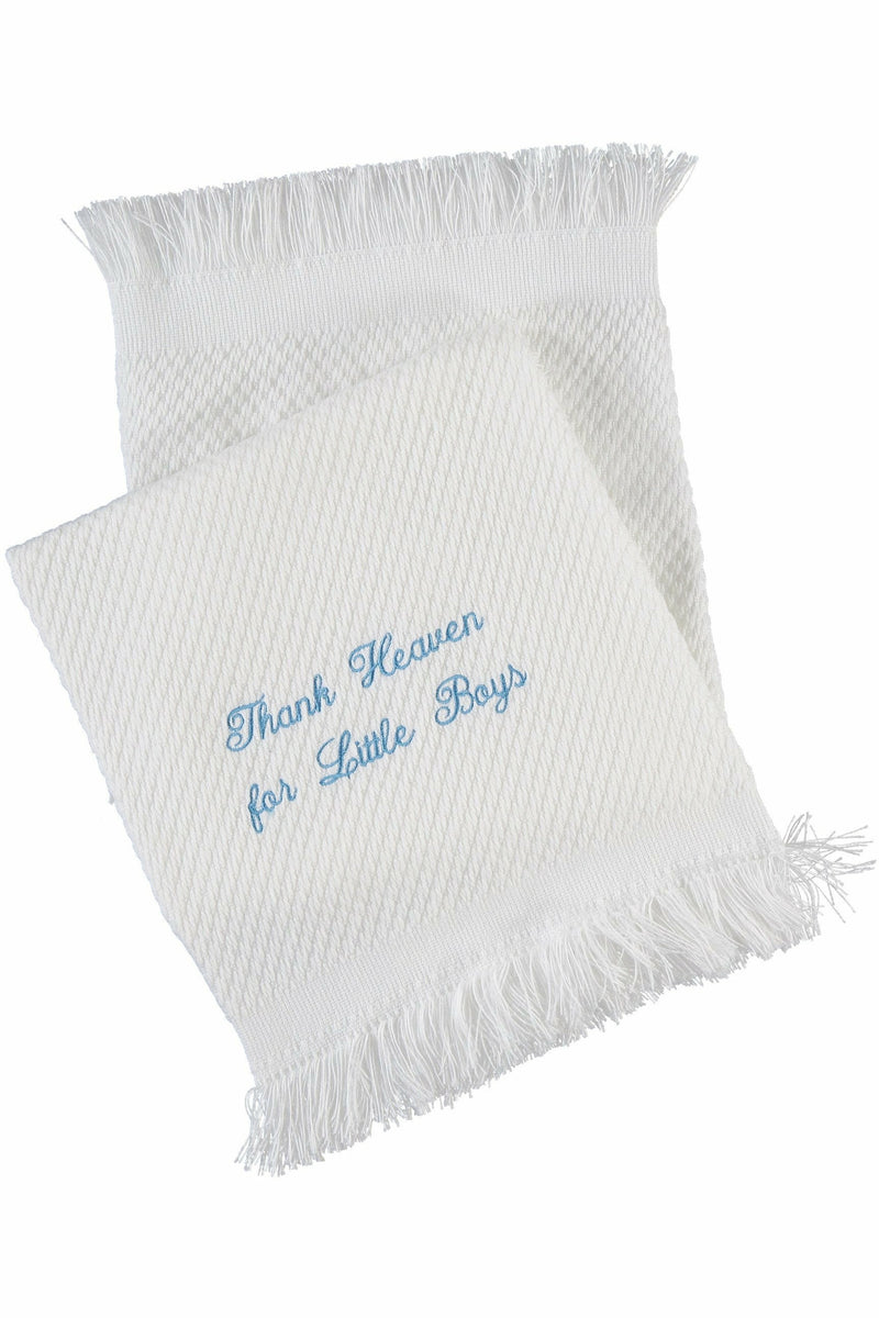 Julius Berger Thank Heaven For Little Boys Blanket [product_tags] - Carriage Boutique