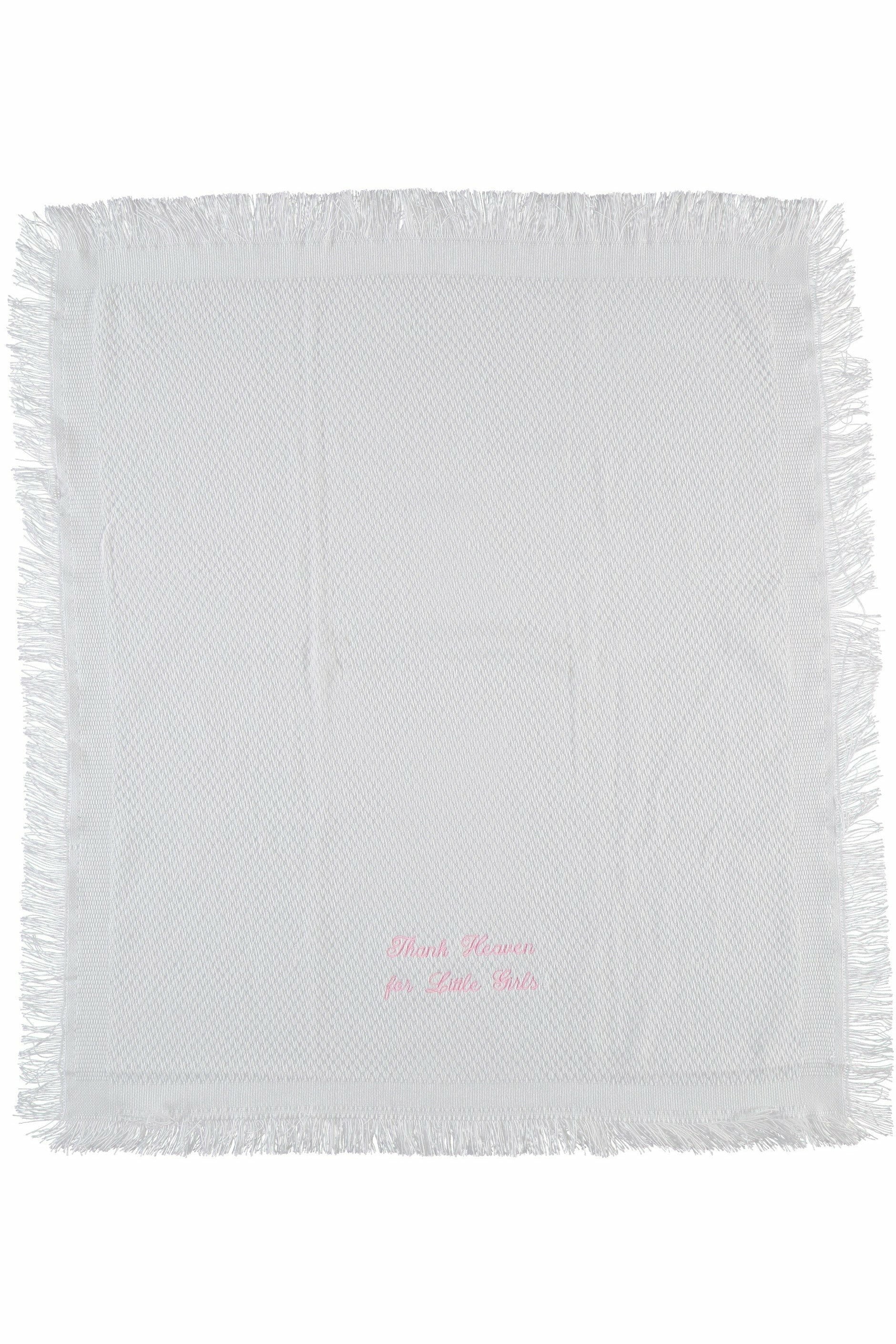 Julius Berger Thank Heaven For Little Girls Blanket [product_tags] - Carriage Boutique