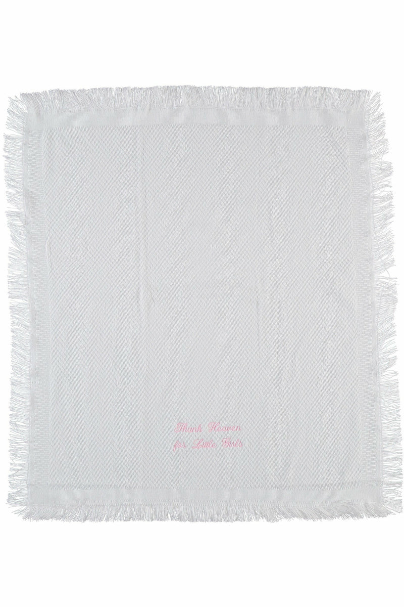 Julius Berger Thank Heaven For Little Girls Blanket [product_tags] - Carriage Boutique