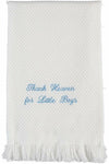 Julius Berger Thank Heaven For Little Boys Blanket [product_tags] - Carriage Boutique