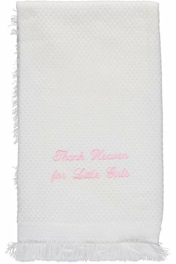 Julius Berger Thank Heaven For Little Girls Blanket [product_tags] - Carriage Boutique