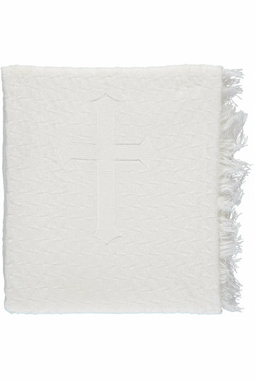 Julius Berger Center Cross Blanket [product_tags] - Carriage Boutique