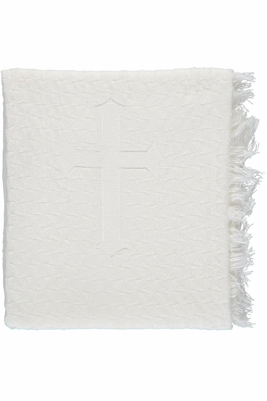 Julius Berger Center Cross Blanket [product_tags] - Carriage Boutique